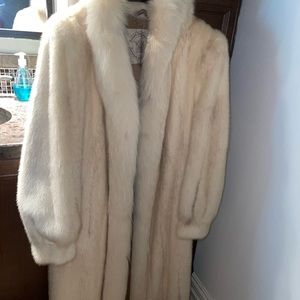 mink coat with arctic fox